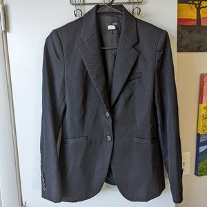 J. Crew Wool Black Blazer Suit Jacket Women's Size 2